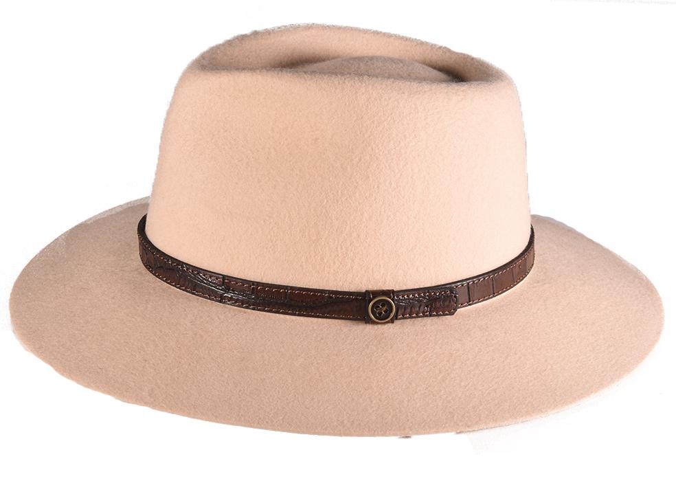 The Dingo 100% Wool Felt Hat Cream - Desert to Ocean