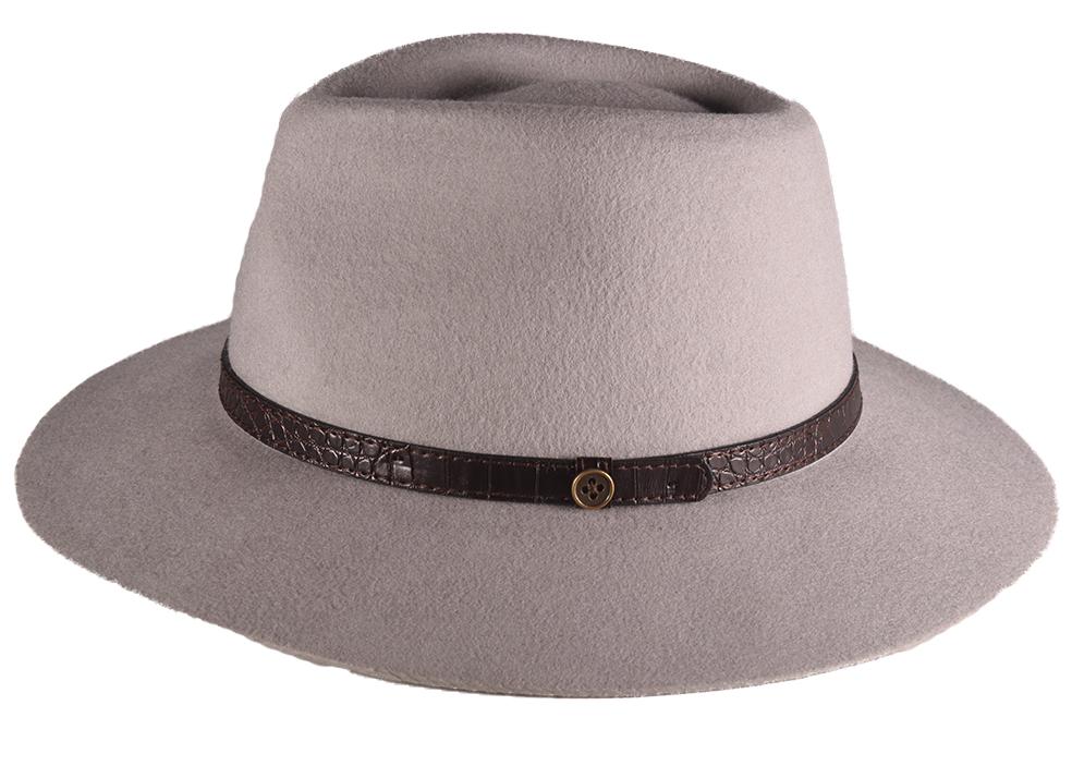 The Dingo 100% Wool Felt Hat Grey