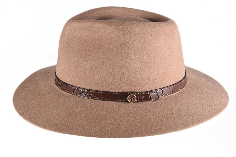 The Dingo 100% Wool Felt Hat Tan