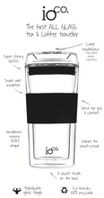 Load image into Gallery viewer, IOco 16oz (470ml) Traveller Mug plus Smoothie Lid Combo
