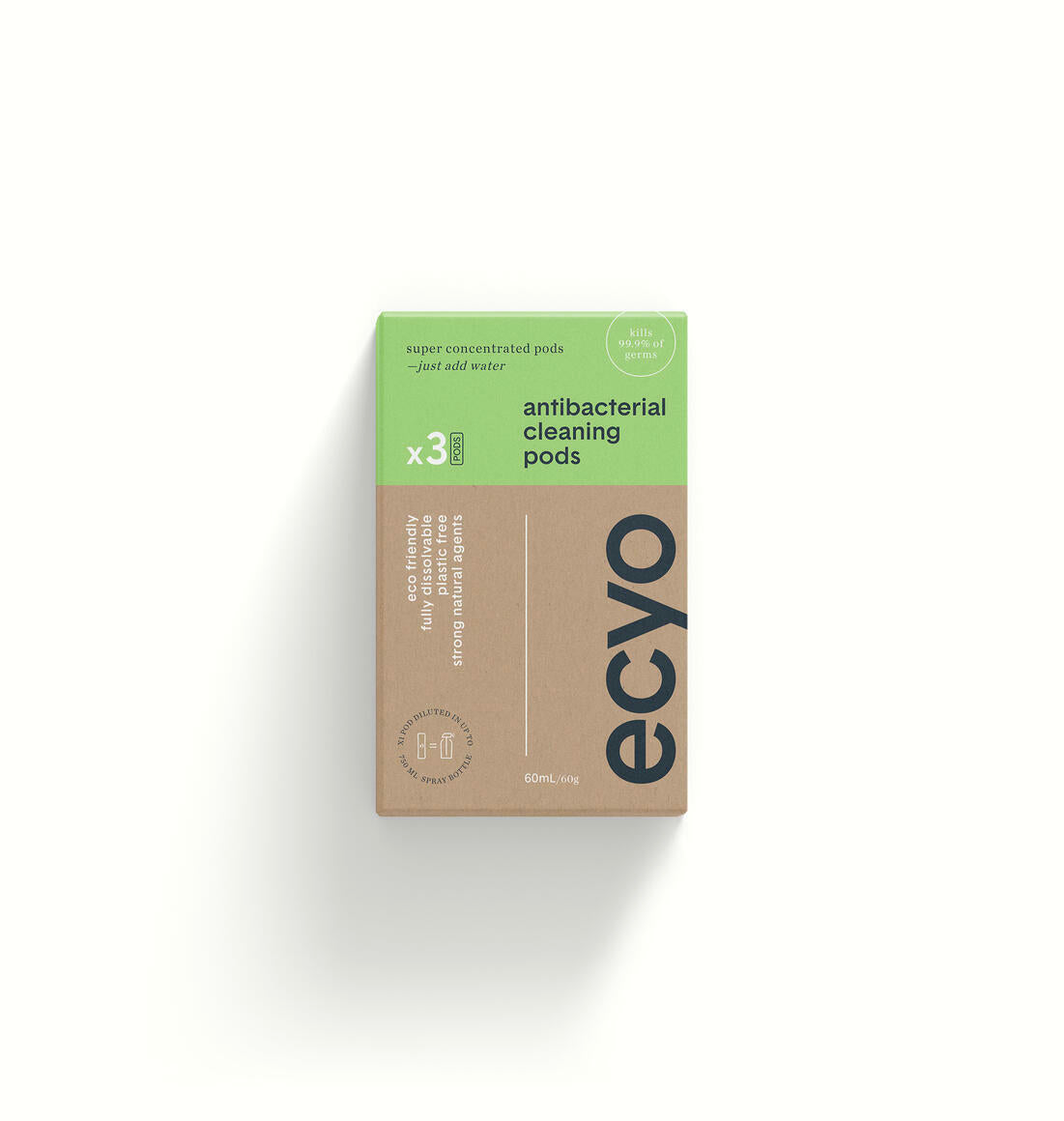 Ecyo Antibacterial Cleaning Pods 3 Pack - Desert to Ocean