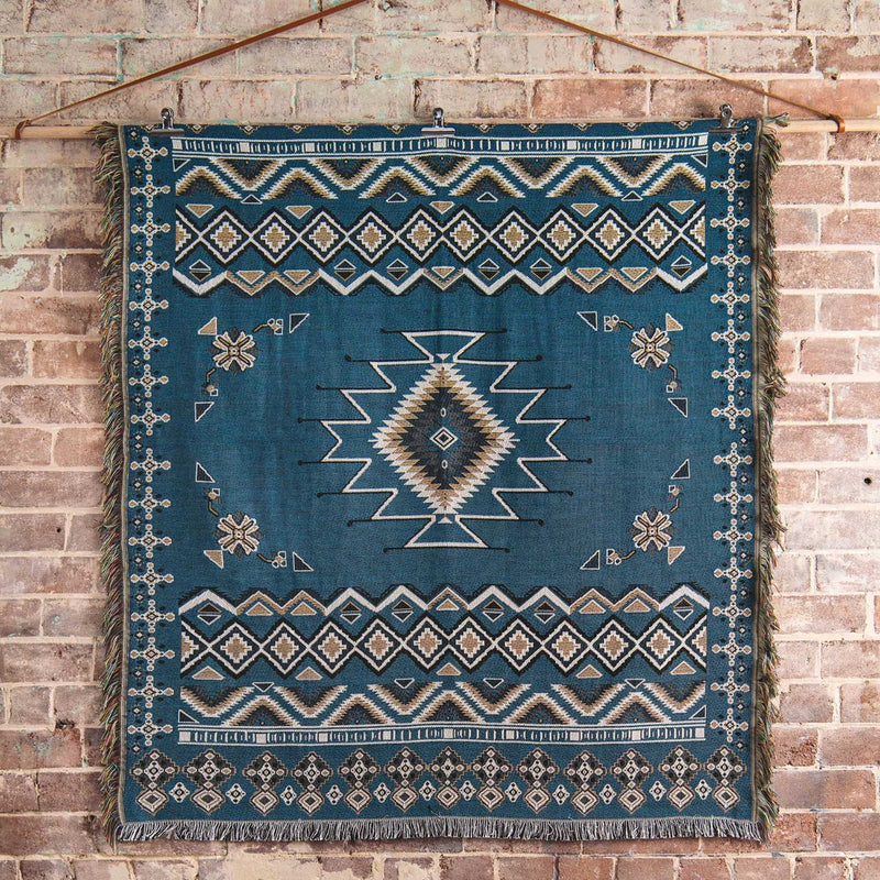 'Let It Be' Woven Picnic Rug/Throw