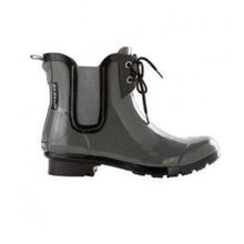 Load image into Gallery viewer, ROMA CHELSEA Lace Up Rain Boot in Kale
