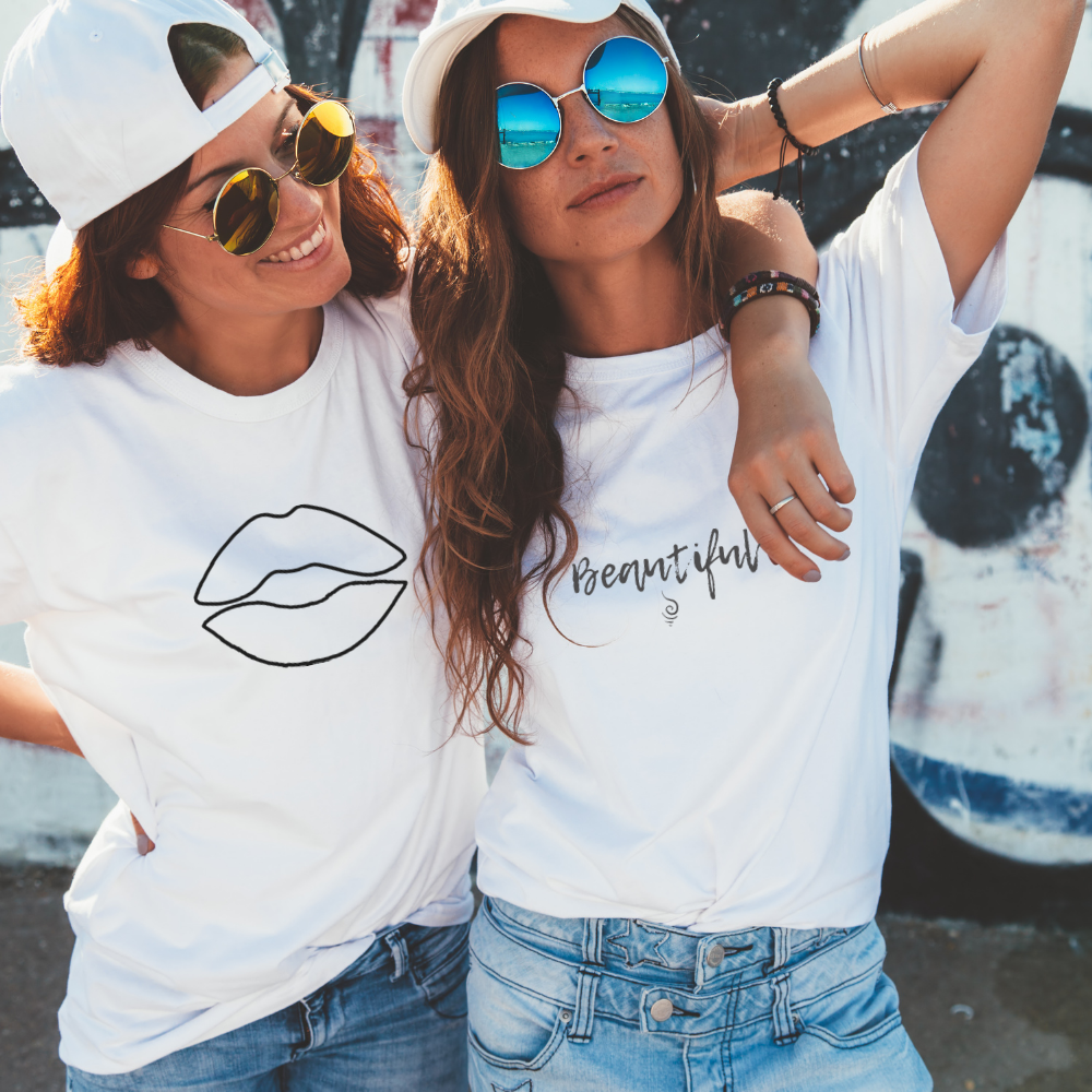 Kiss Me Quick Tee Women's Organic T-shirt - Desert to Ocean