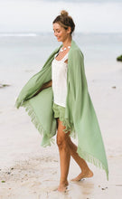 Load image into Gallery viewer, Cebu Cotton Pareo Seafoam Green
