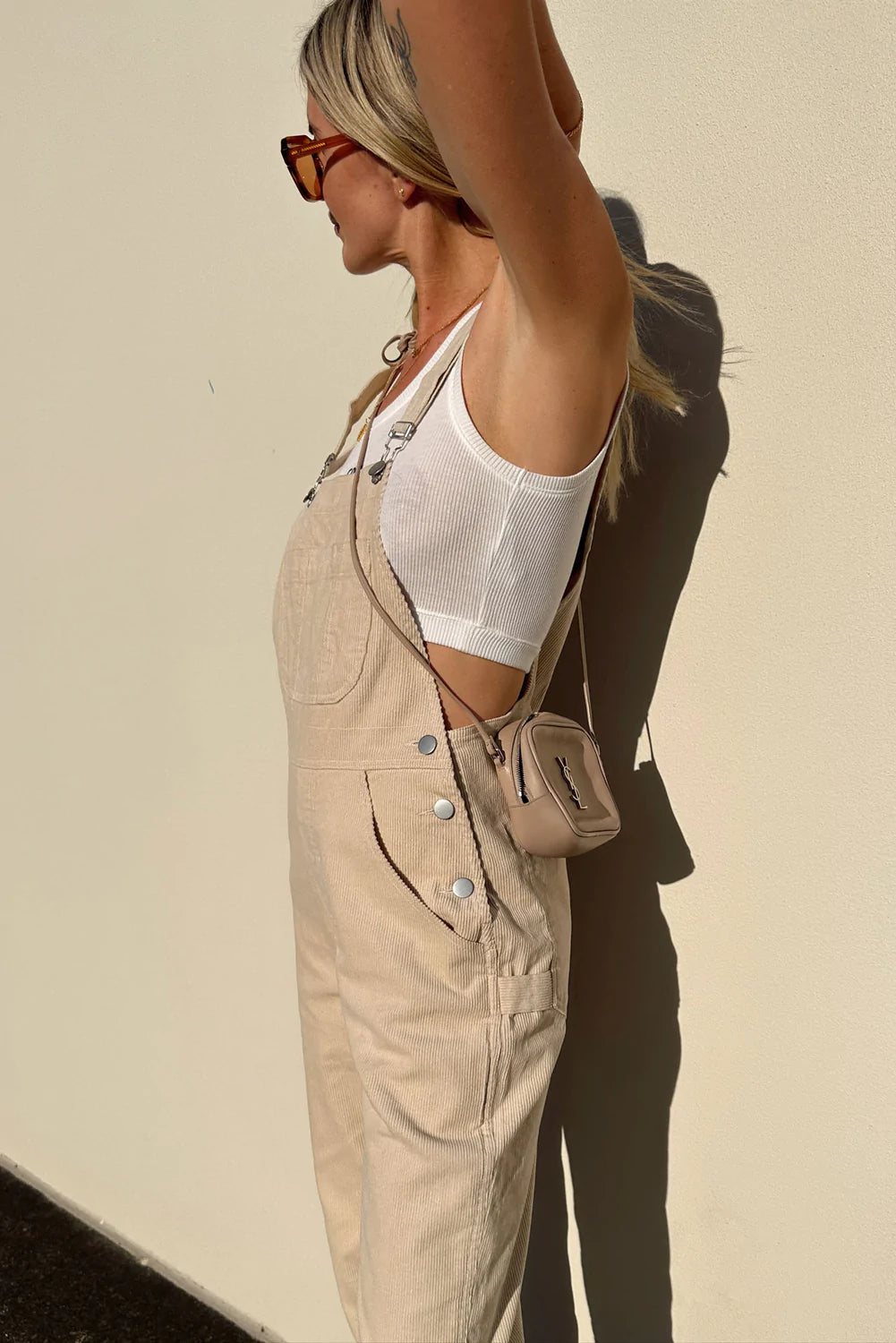 Cord Overalls Cream