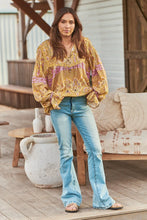 Load image into Gallery viewer, Elsa Caramel Odessa Blouse
