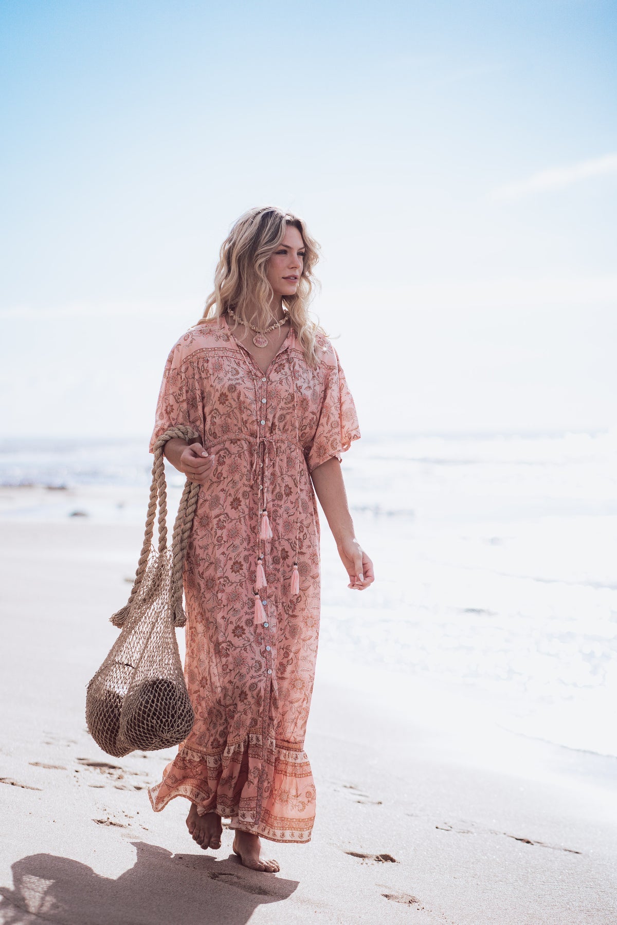 Temple Flutter Sleeve Dress - Adrift