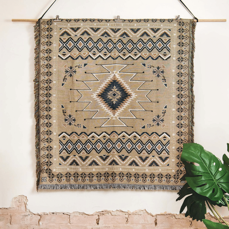 'Hey Jude' Woven Picnic Rug/Throw