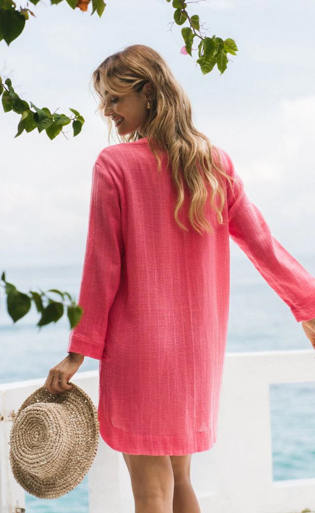 Soleil Cotton Shirt Watermelon