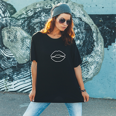 Kiss Me Quick Tee Women's Organic T-shirt - Desert to Ocean