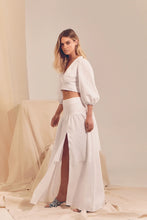 Load image into Gallery viewer, Lea Skirt White Messina
