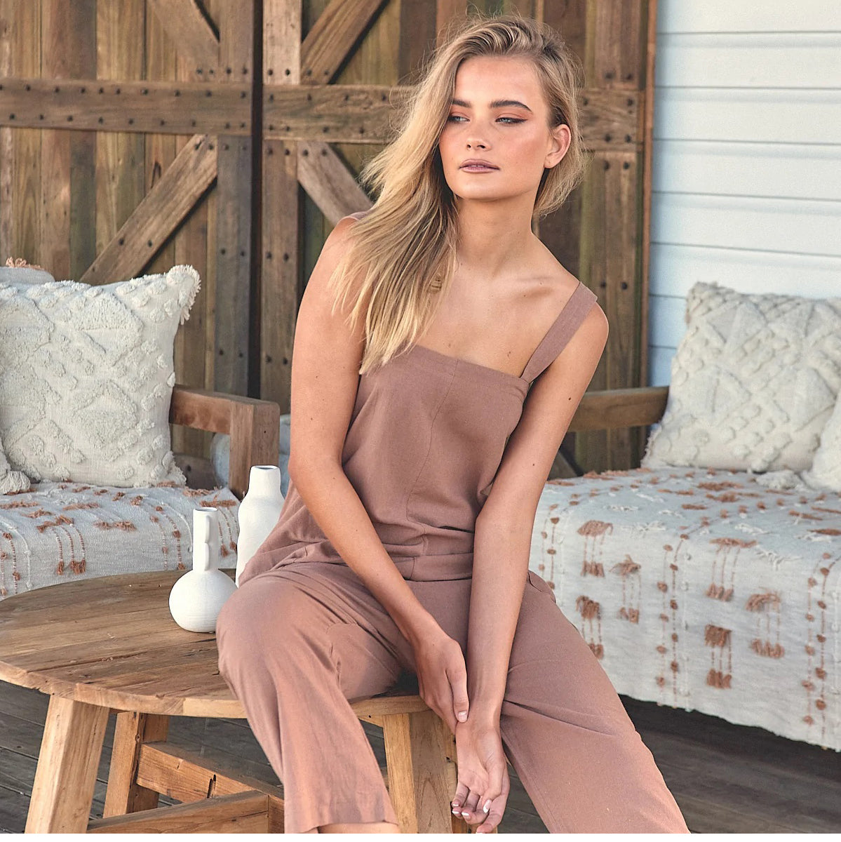 Zandra Jumpsuit Cocoa
