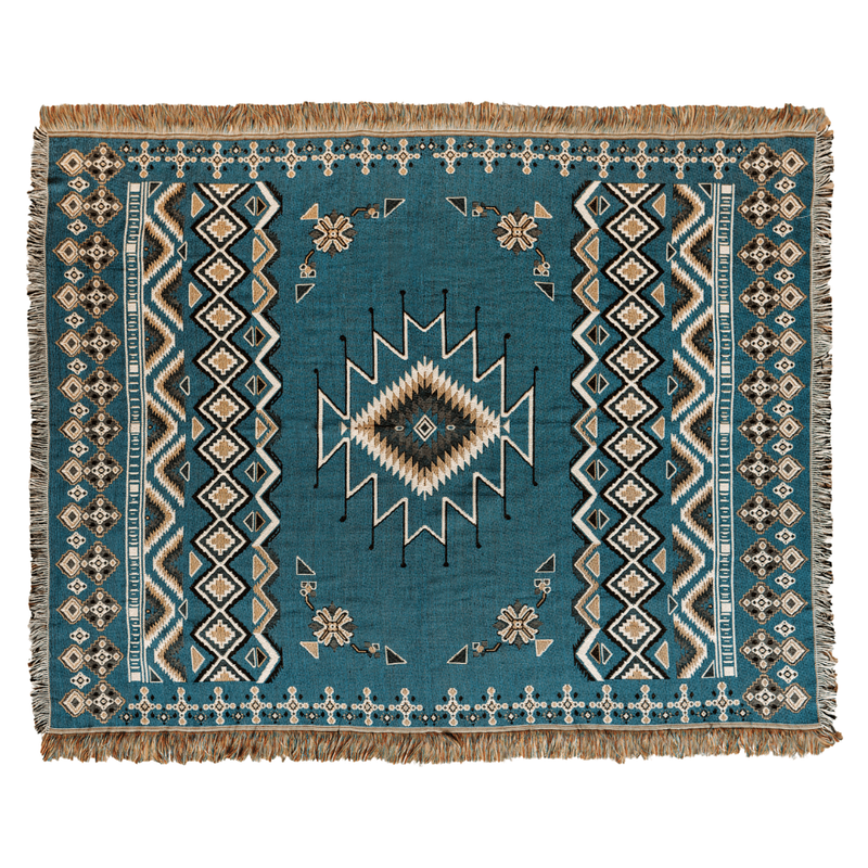 'Let It Be' Woven Picnic Rug/Throw