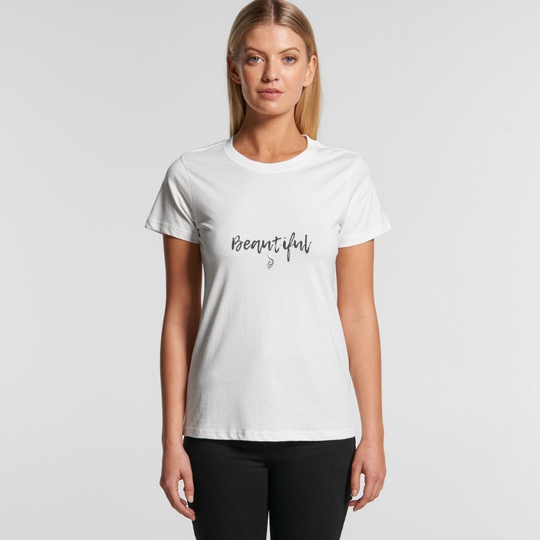 Beautiful Tee Women's Organic T-Shirt - Desert to Ocean