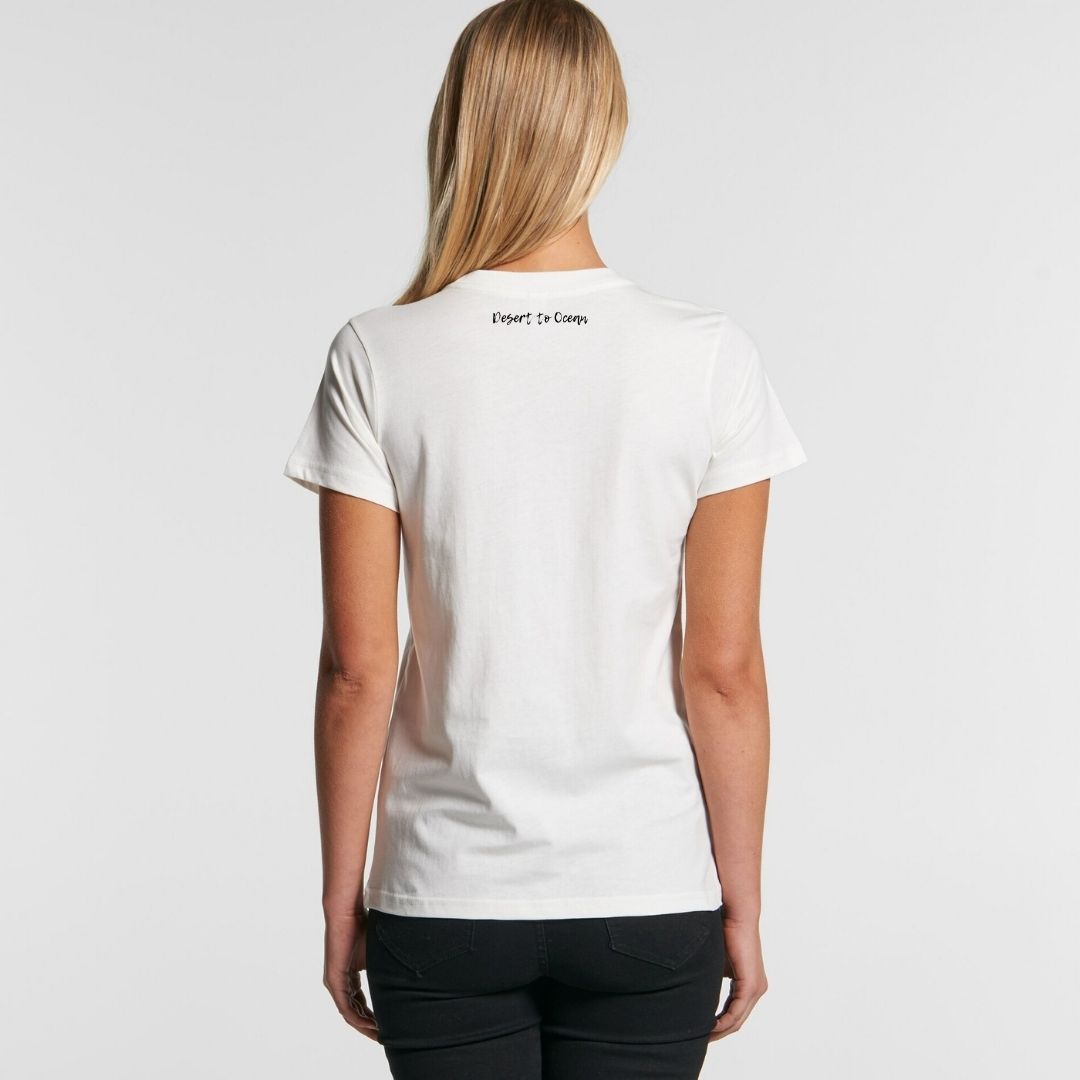 Beautiful Tee Women's Organic T-Shirt - Desert to Ocean