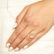 Load image into Gallery viewer, Freesia Rose Quartz Ring
