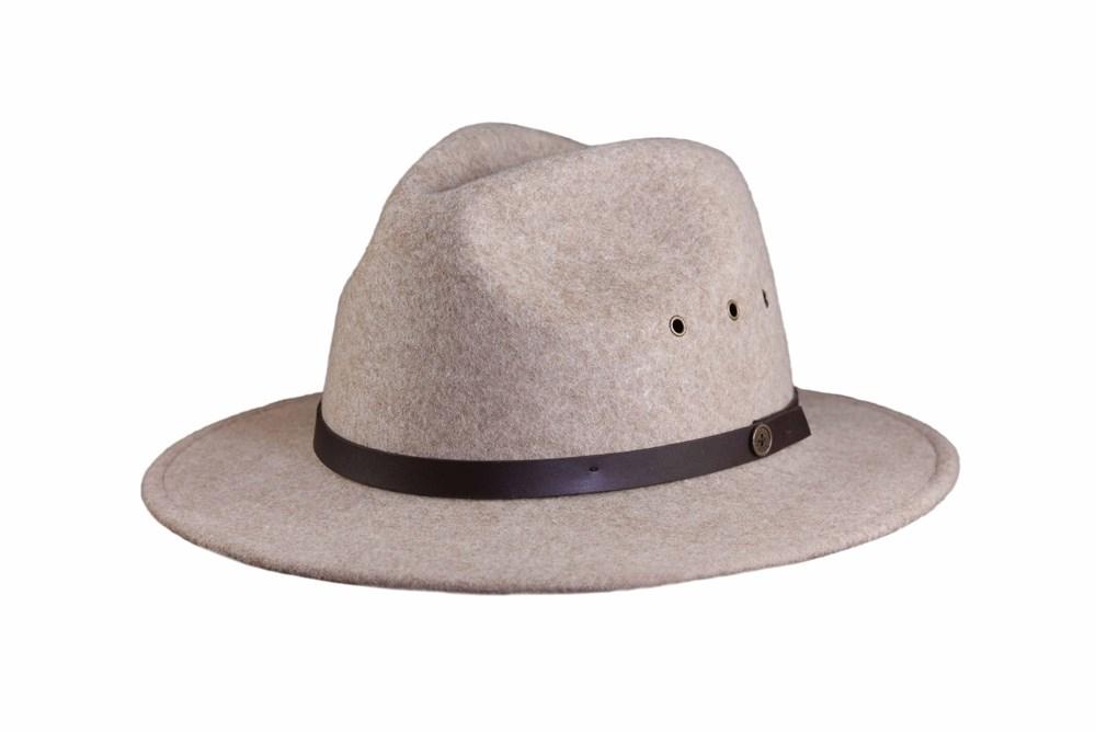 Crushable Ratatat Fawn 100% Wool Felt Hat