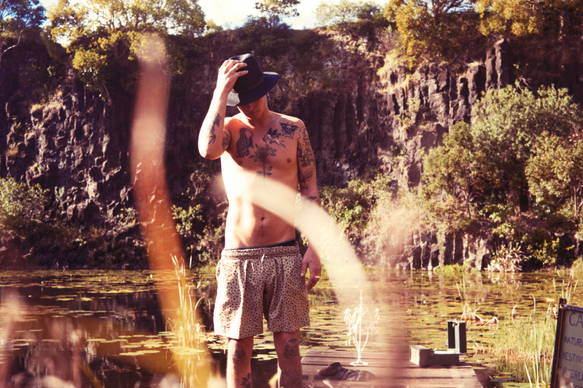 The Ratatat 100% Wool Felt Hat Chocolate - Desert to Ocean