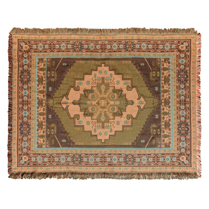 'Strawberry Fields' Woven Picnic Rug/Throw