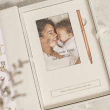 Load image into Gallery viewer, Bebe` Baby Book With Keepsake Box &amp; Pen
