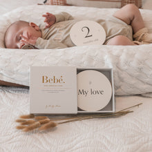 Load image into Gallery viewer, Bebe` Baby Milestone Cards
