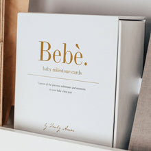 Load image into Gallery viewer, Bebe` Baby Milestone Cards
