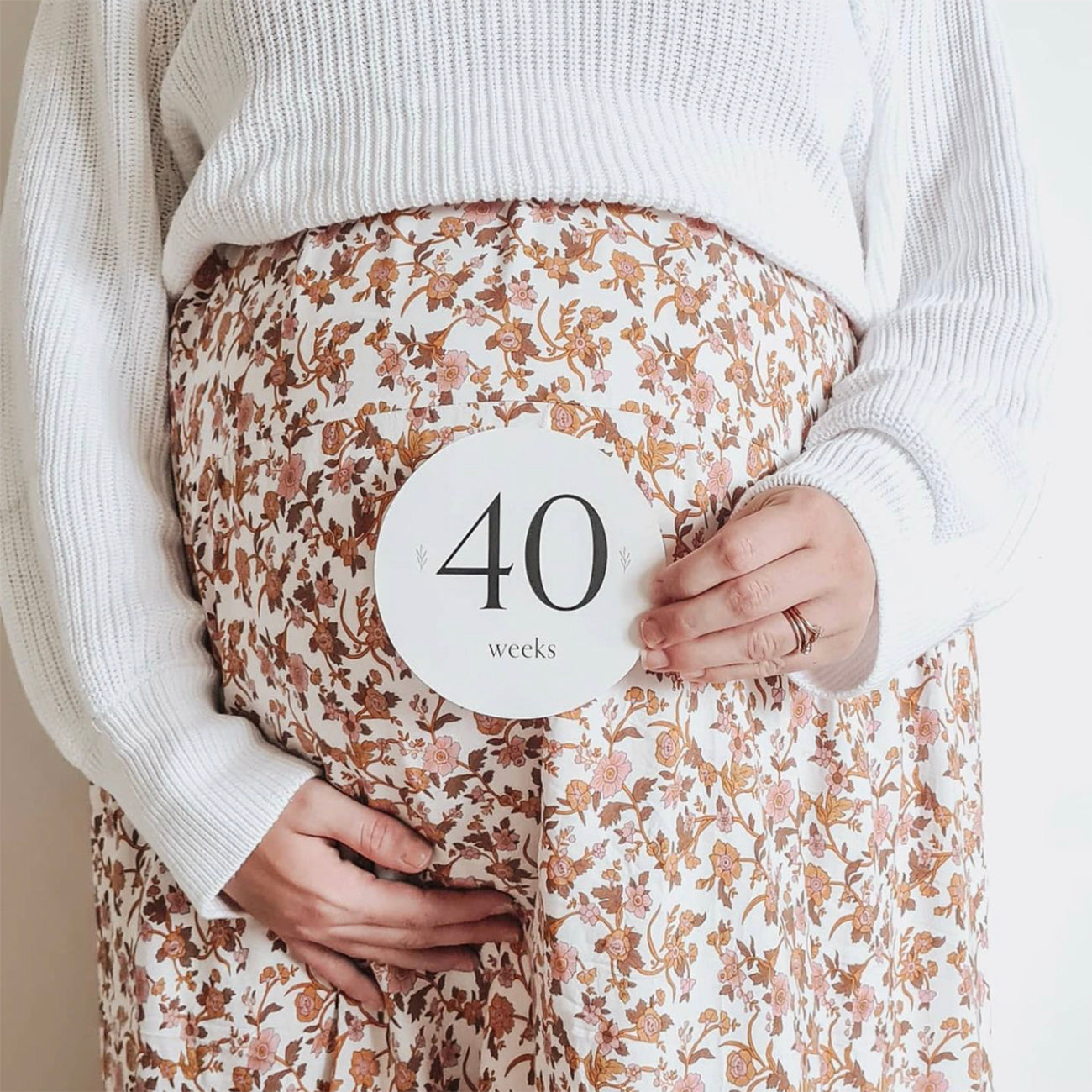 Mama` Pregnancy Milestone Cards