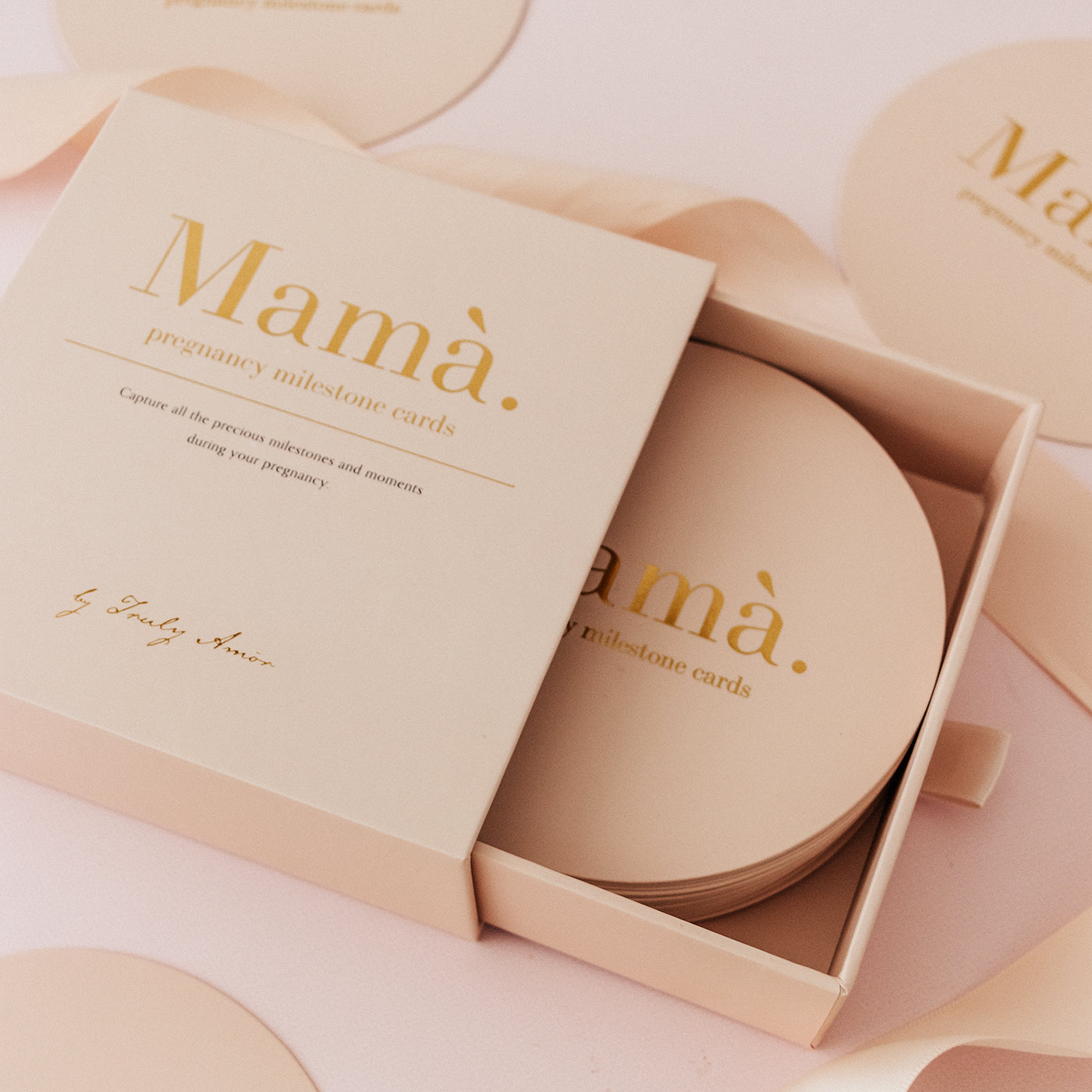 Mama` Pregnancy Milestone Cards