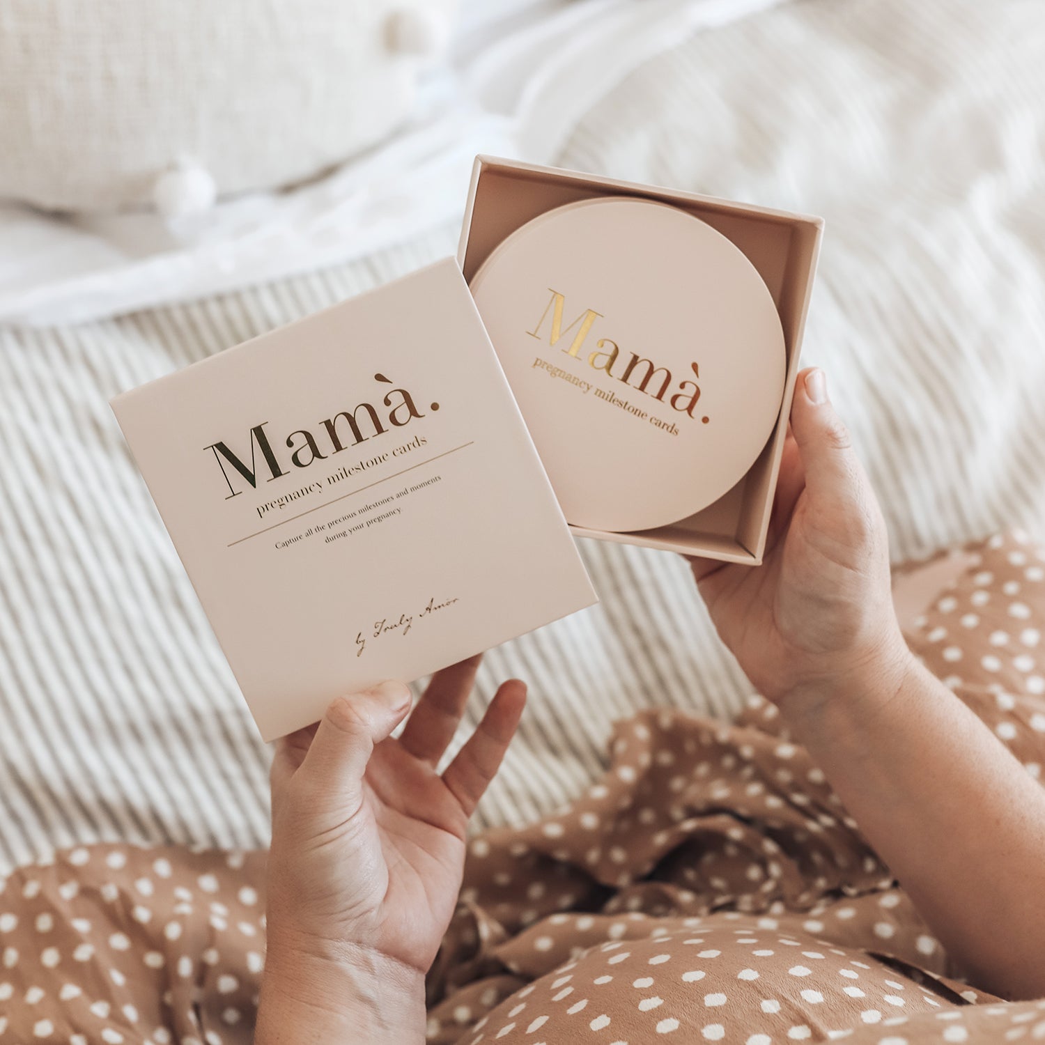 Mama` Pregnancy Milestone Cards