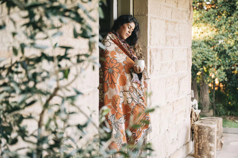 'Penny Lane' Woven Picnic Rug/Throw