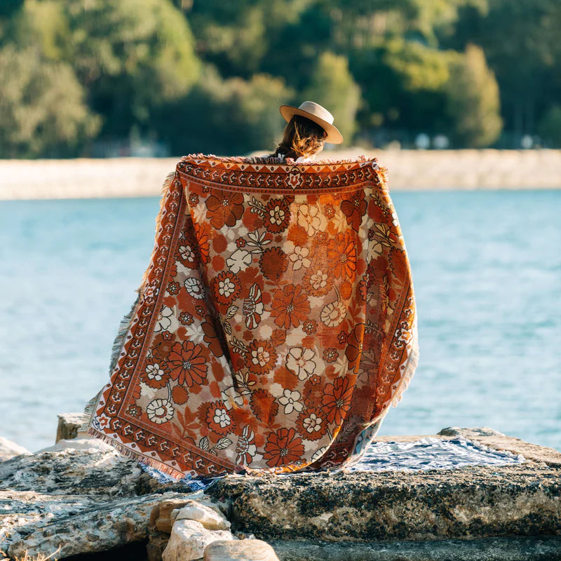 'Penny Lane' Woven Picnic Rug/Throw