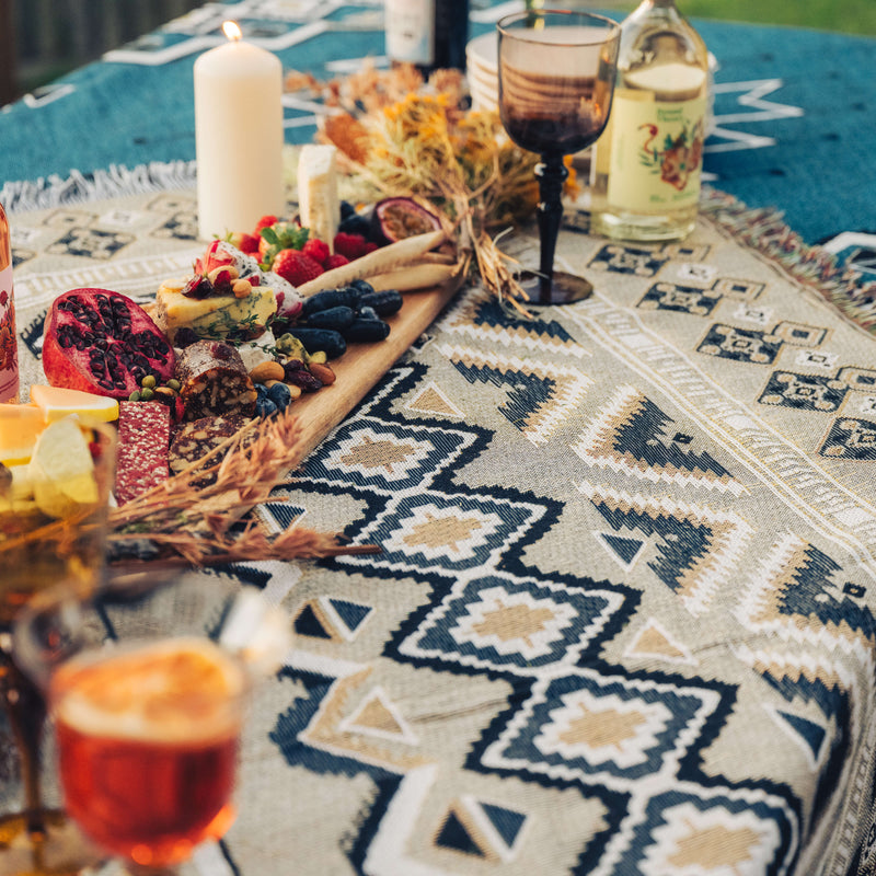 'Hey Jude' Woven Picnic Rug/Throw