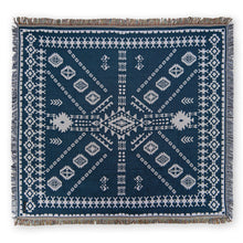 Load image into Gallery viewer, &#39;Blue Moon&#39; Woven Picnic Rug/Throw
