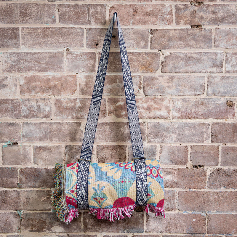 Cotton Carry Strap Blanket, Rug, Towel, Yoga Mat