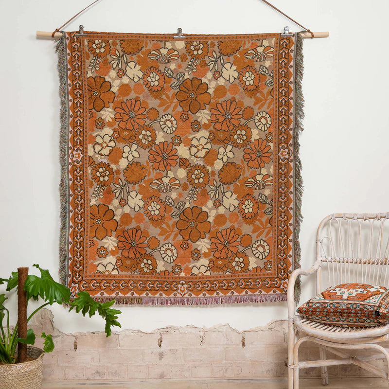 'Penny Lane' Woven Picnic Rug/Throw