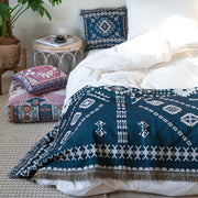 'Blue Moon' Woven Picnic Rug/Throw