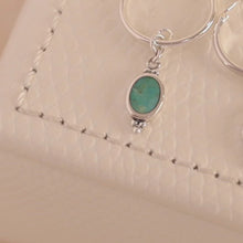 Load image into Gallery viewer, Moon Song Turquoise Sleeper Earrings
