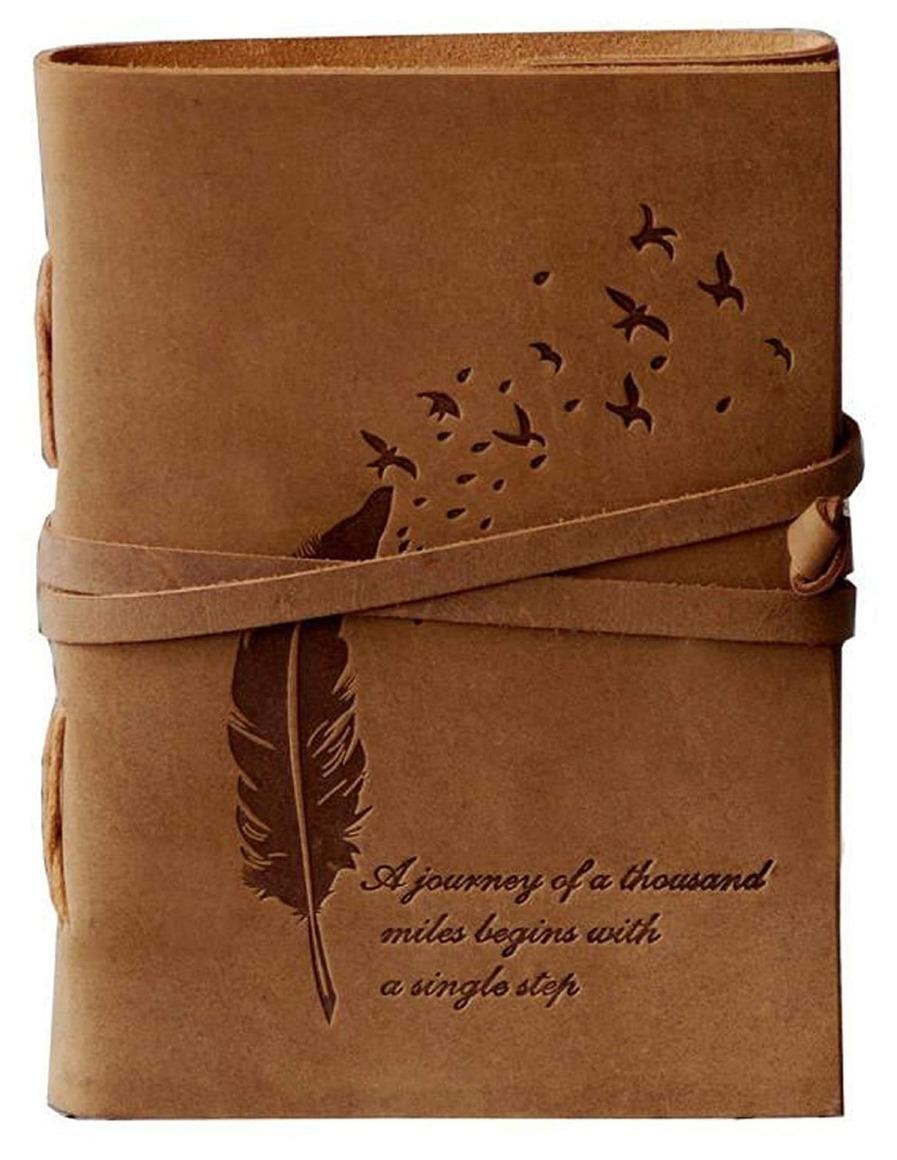 Handmade Leather Journal Journey