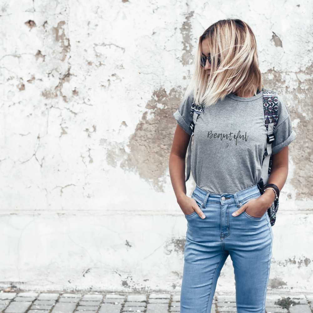 Beautiful Tee Women's Organic T-Shirt - Desert to Ocean
