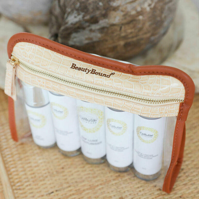 Clarity Pouch Vegan Leather & TPU