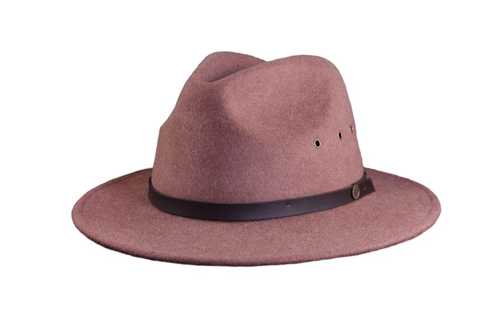 Crushable Ratatat Earth 100% Wool Felt Hat