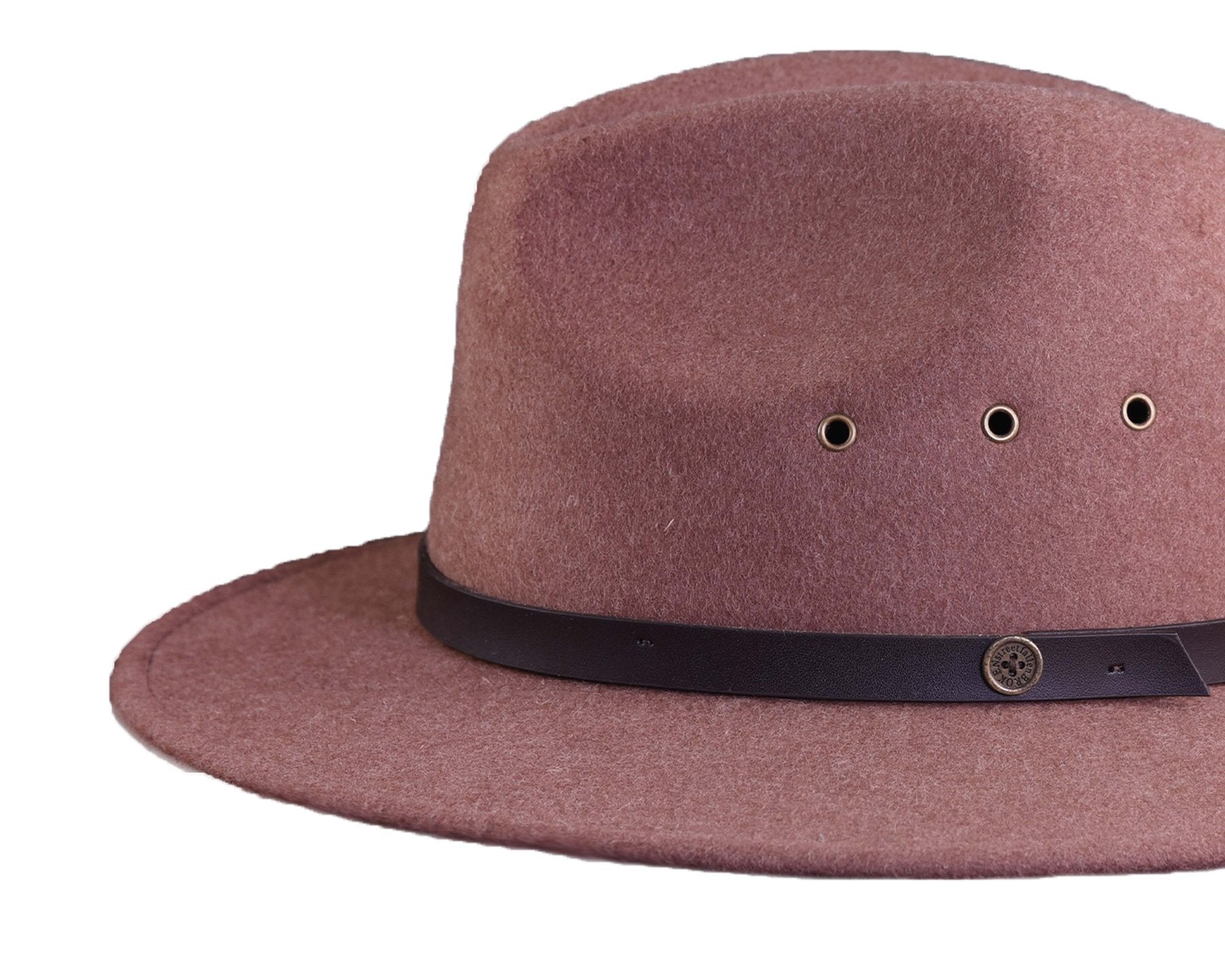 Crushable Ratatat Earth 100% Wool Felt Hat