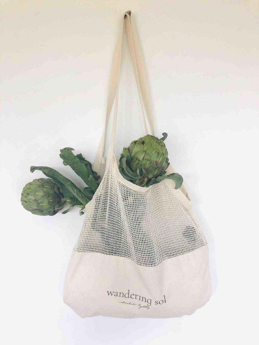 Organic Cotton Canvas Market Tote