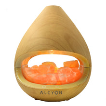 Load image into Gallery viewer, Kiyoshi Ultrasonic Salt Lamp Diffuser Light Oak
