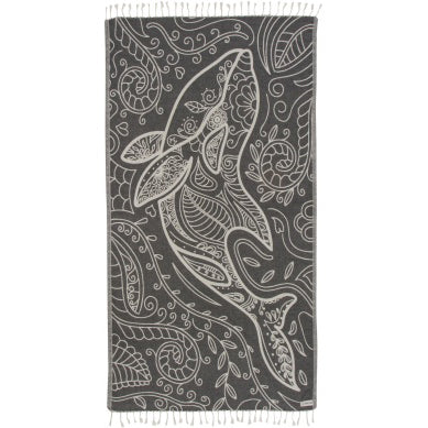 Sand Cloud Floral Dolphin Towel Regular Sand Free Towel / Throw