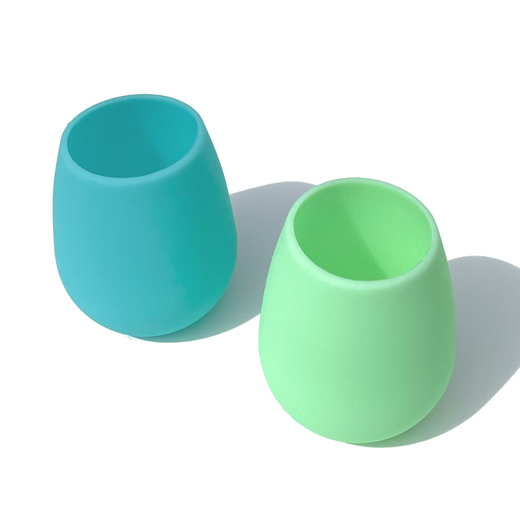 Fegg Unbreakable Silicone Tumblers Set 2 - Desert to Ocean