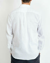 Load image into Gallery viewer, 100% Linen Shirt Long Sleeve White
