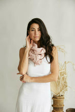 Load image into Gallery viewer, French Riviera 100% Cotton Scarf Blush 2m x 1m
