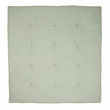 Load image into Gallery viewer, Organic Cotton Dusty Sage Play Blanket / Cot Quilt
